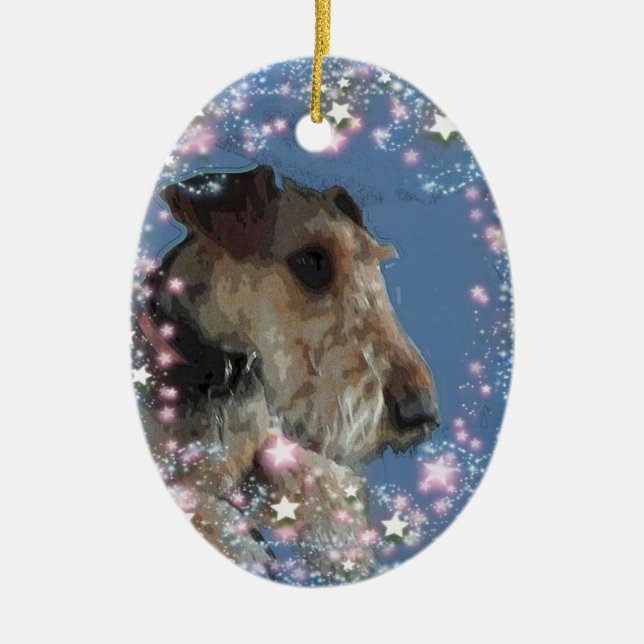 Airedale Terrier Ornament (Front)