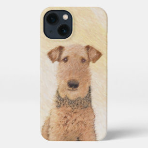 Airedale Terrier Painting - Cute Original Art iPhone 13 Case