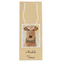 Airedale Terrier Painting - Cute Original Art
