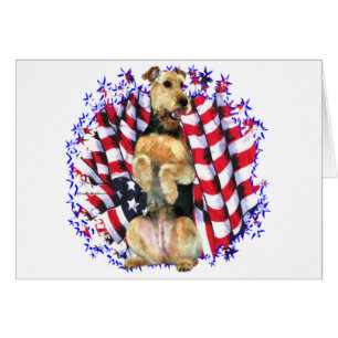 Airedale Terrier Patriot