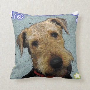 Airedale Terrier Pillow