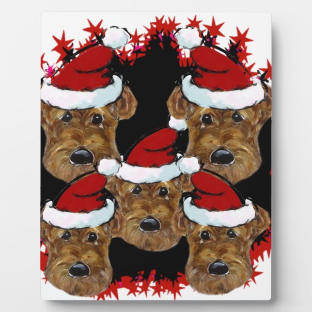 AIREDALE TERRIER PLAQUE (Front)