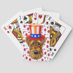 AIREDALE TERRIER PLAYING CARDS