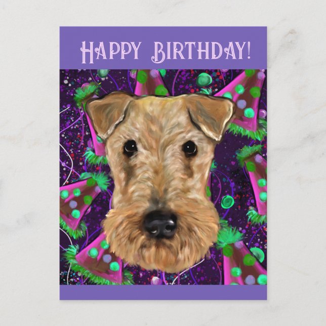 AIREDALE TERRIER   POSTCARD (Front)