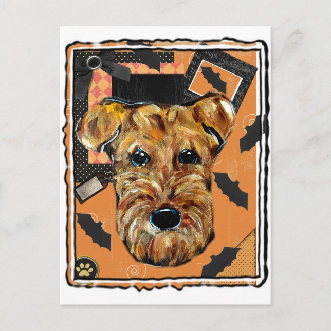 AIREDALE TERRIER POSTCARD (Front)