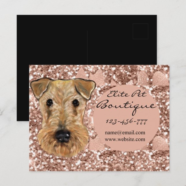 AIREDALE TERRIER  POSTCARD (Front/Back)