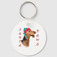 Airedale Terrier Santa Paws