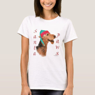 Airedale Terrier Santa Paws T-Shirt