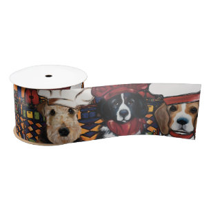 Airedale  Terrier     Satin Ribbon