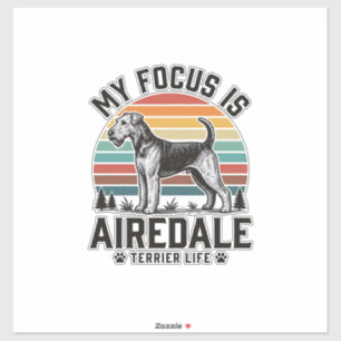 Airedale Terrier Shirt Vintage Dog Lover Graphic_1