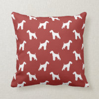 Airedale Terrier Silhouettes Pattern
