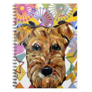 AIREDALE TERRIER SPIRAL NOTEBOOK
