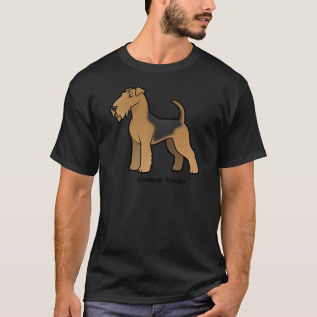 airedale terrier T-Shirt (Front)