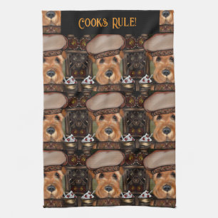 Airedale Terrier Tea Towel