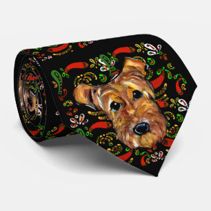 AIREDALE TERRIER TIE