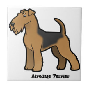 airedale terrier tile