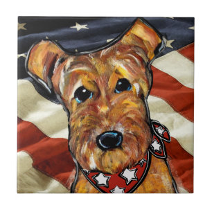 AIREDALE TERRIER TILE