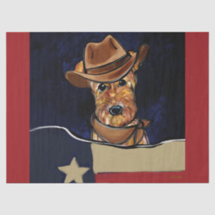 AIREDALE TERRIER TISSUE PAPER