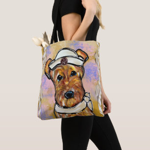 AIREDALE TERRIER TOTE BAG