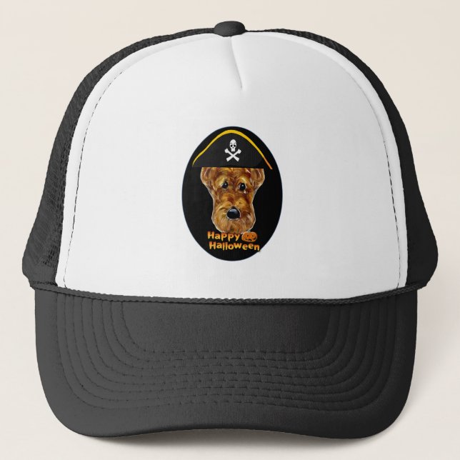 AIREDALE TERRIER TRUCKER HAT (Front)