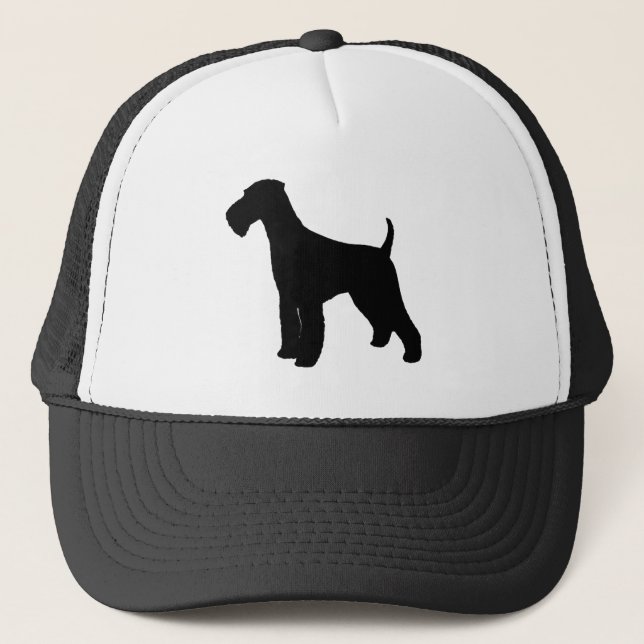 Airedale Terrier Trucker Hat (Front)