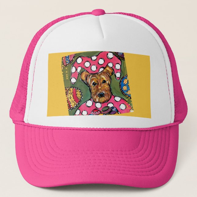 AIREDALE TERRIER    TRUCKER HAT (Front)