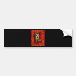 Airedale Terrier Year of the Dog Bumper Sticker