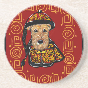 Airedale Terrier Year of the Dog Coaster