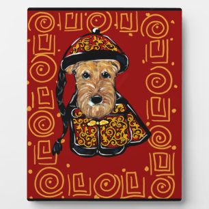 Airedale Terrier Year of the Dog Plaque