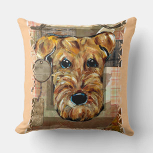 AIREDALE TERRIERS CUSHION