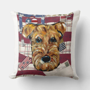 AIREDALE TERRIERS CUSHION