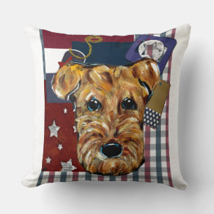 AIREDALE TERRIERS CUSHION