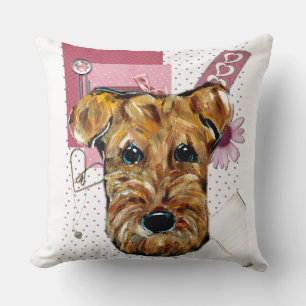 AIREDALE TERRIERS CUSHION