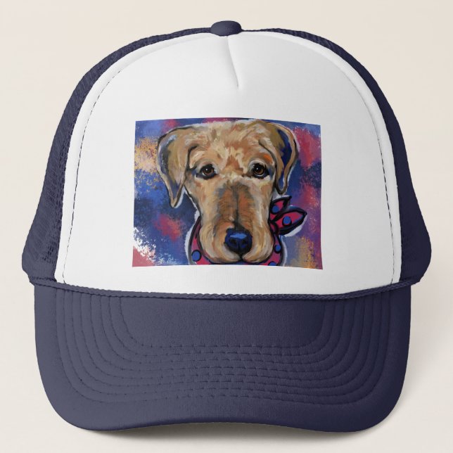 Airedale Terriers    Trucker Hat (Front)