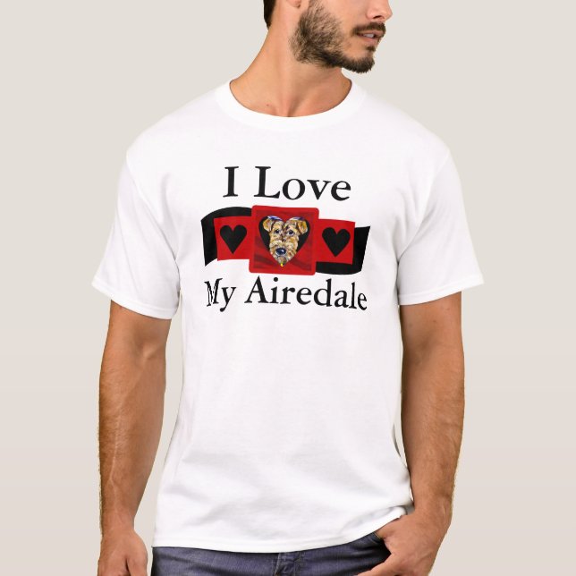 Airedale Valentine T-Shirt (Front)