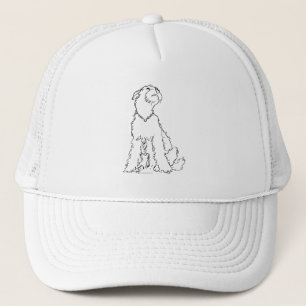 Airedale, Welsh or Lakeland Terrier Happiness Trucker Hat