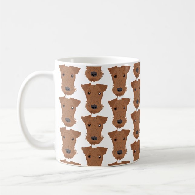 Airedales on Mug (Left)