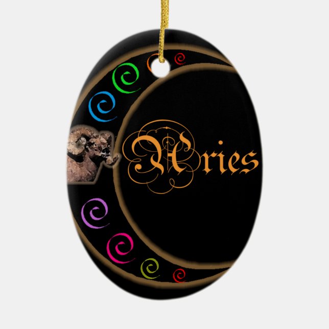 Aires Ceramic Tree Decoration (Front)
