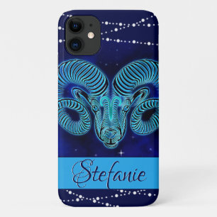Aires in Dark Blue Case-Mate iPhone Case