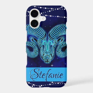 Aires in Dark Blue Case-Mate iPhone Case