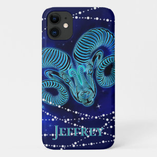 Aires in Dark Blue II Case-Mate iPhone Case