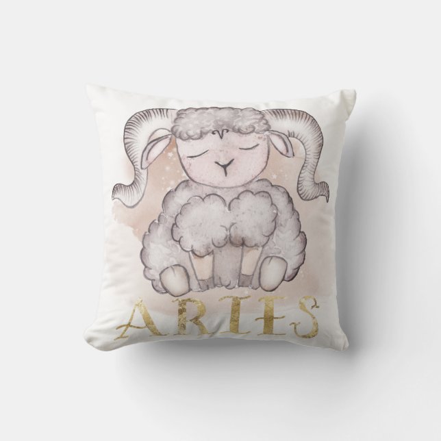 Aires Ram Pillow (Front)