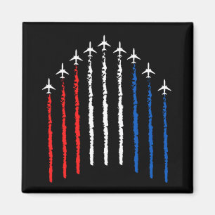 Airforce Flyover 4th Of July Magnet
