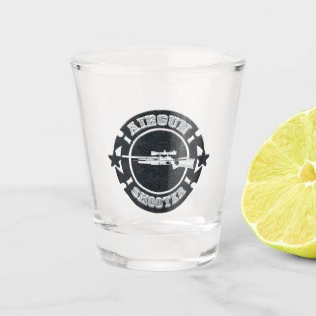 Airgun shooter    shot glass (Front)