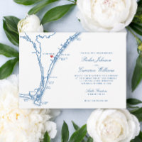 Airlie Gardens Wedding Navy Wilmington NC Map