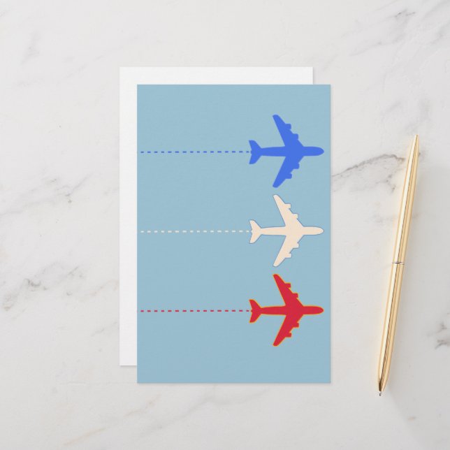 Airlines Aeroplanes Stationery (Front/Back In Situ)