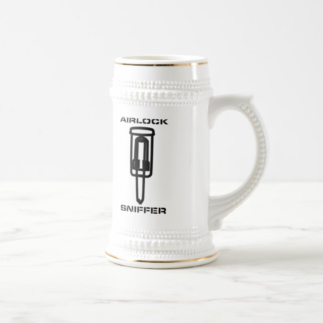 Airlock Sniffer Beer Stein (Right)