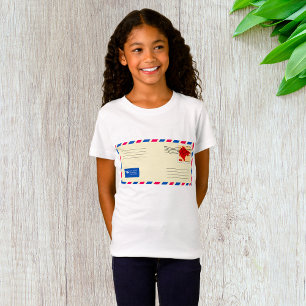 Airmail Envelope Girls T-Shirt