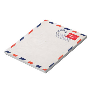 airmail note pad