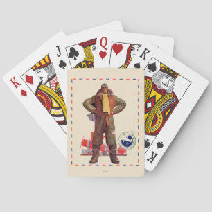 Airmail Pilot Playing Cards